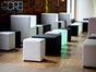 2-Sitzer Loungebank / Hocker / Sitzbank in schwarz QUBO2XL - Galerie - Bild 4