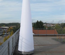 Aircone 2,7 m Lichteffekt mit LED, Lichtsäule, Leuchtsäule, Dekoeffekt, Lichtkegel