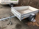 S ohne Plane, PKW-Anhänger ohne Plane, 750 kg Zul. Ges. Gewicht.