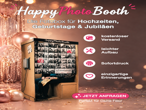 Fotobox | Fotoautomat mieten (komplette Kabine, inkl. Sofortdruck)