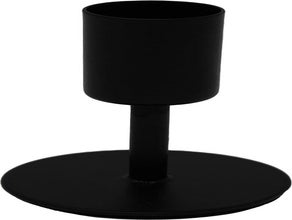 Kerzenständer, schwarz