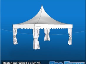 Mastertent Faltzelt 5 x 5m V4