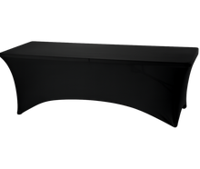 Stretchhusse Banketttisch 220x75cm mieten – Miettisch, Eventtisch, Veranstaltungstisch, Partytisch