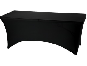 Stretchhusse Banketttisch 220x75cm mieten – Miettisch, Eventtisch, Veranstaltungstisch, Partytisch
