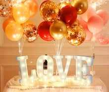 LOVE Leuchtbuchstaben mieten – Highlight für Hochzeit & Party