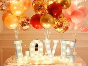 LOVE Leuchtbuchstaben mieten – Highlight für Hochzeit & Party