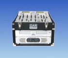 Einspielrack mit CD-Player, Mischpult und Endstufe