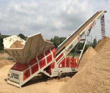 Telestack Typ LF 520 -Haldenförderband  mit Aufgabetrichter