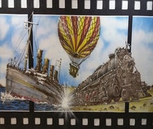 Reise um die Welt -  Bühnenbild
