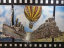 Reise um die Welt -  Bühnenbild