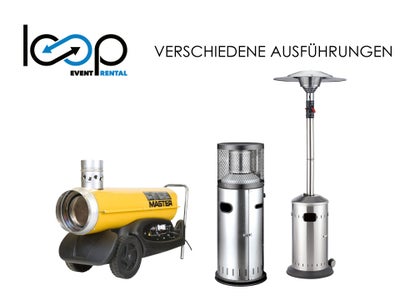 Heizpilz mieten Terrassenstrahler & Heizstrahler für dein Event