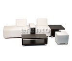 Lounge-Sofa, weiß