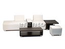 Lounge-Sofa, weiß