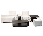 Lounge-Sofa, weiß