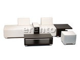 Lounge-Sofa, weiß