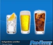 Softgetränke und Bier
