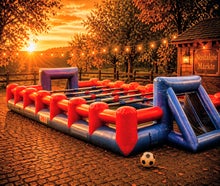 XXL Menschenkicker mieten ! 12 x 6 m ! 2 x 5 Spieler ! ( Human Table Soccer )