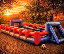 XXL Menschenkicker mieten ! 12 x 6 m ! 2 x 5 Spieler ! ( Human Table Soccer )