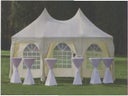 Pagodenzelt Partyzelt 6,8 x 5 m
