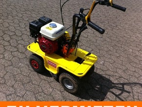 Rasenschälmaschine mit Benzin Motor