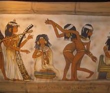 Ägyptische Wandmalereien Kulissen, Orient, Ägypten, Pyramide