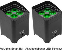 Mieten! Set aus zwei Prolights Smart Bat | LED Partylicht Deko