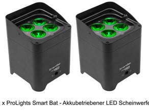 Mieten! Set aus zwei Prolights Smart Bat | LED Partylicht Deko