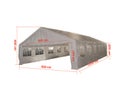 Pavillon, Partyzelt, Zelt 6x12 m