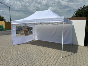 Stahl Faltpavillon 3×4,5m