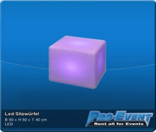LED Sitzcube