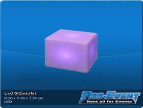 LED Sitzcube