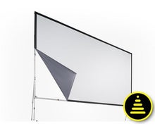 Rahmenleinwand Aufprojektion 1000 x 571cm | 16:9 - AV Stumpfl VARIO 64 Leinwand mieten | für gewerbliche Kunden