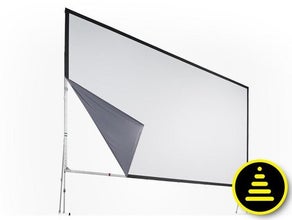 Rahmenleinwand Aufprojektion 1000 x 571cm | 16:9 - AV Stumpfl VARIO 64 Leinwand mieten | für gewerbliche Kunden