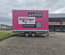 XXL-Planenanhänger mit über 17 m³ Ladevolumen
