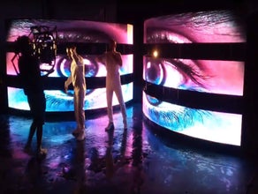 CURVE LED Wand Videowand Blackscreen Full HD  P2 Mapping - eventar