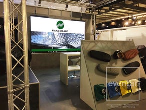 Messe Wall LED Videowand P 2mm P 3mm Messe Black mieten
