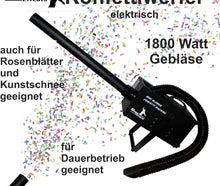 Konfettiwerfer 1800 Watt - Kanone - Aspirator
