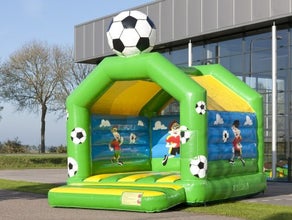 Hüpfburg Fussball mit Dach, 5x4m