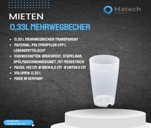 100x Stadionbecher 0,25l
