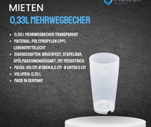 100x Stadionbecher 0,25l