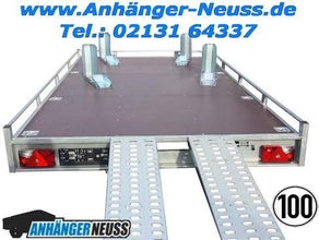 Motorradanhänger (für 4 großeBikes) 100Km/h  L4000X2000cm 2700KG