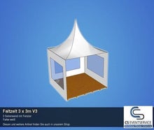 Faltzelt 3 x 3m V3