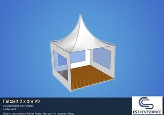 Faltzelt 3m x 3m V3 Zelt Partyzelt Ruckzuck Pavillon