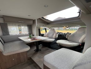 Carado T 447 4 Pers. Lücke in den Sommerferien frei 7,40 m BJ 2026 WIFI/TV, komplette Ausstattung, Hubbett...