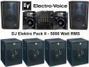 Lautsprecheranlage DJ Elektro Pack II - Komplettsystem