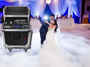 Prof. Bodennebelmaschine 1750W funktioniert ohne Eis! Bodennebel Hochzeit