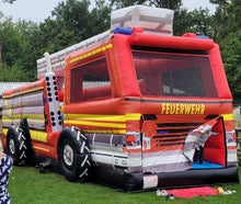 Vermiete Hüpfburg "Feuerwehrstrecke" Einschulung Party Geburtstag