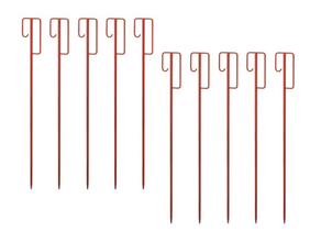 10x Absperrleinenhalter SET (Laterneneisen) mieten