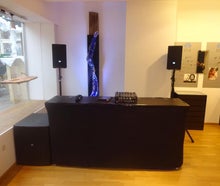 DJ-Tisch 200x100 cm aus Bühnenpodest