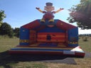 Hüpfburg Clown  4x5m mit Dach Höhe 5m